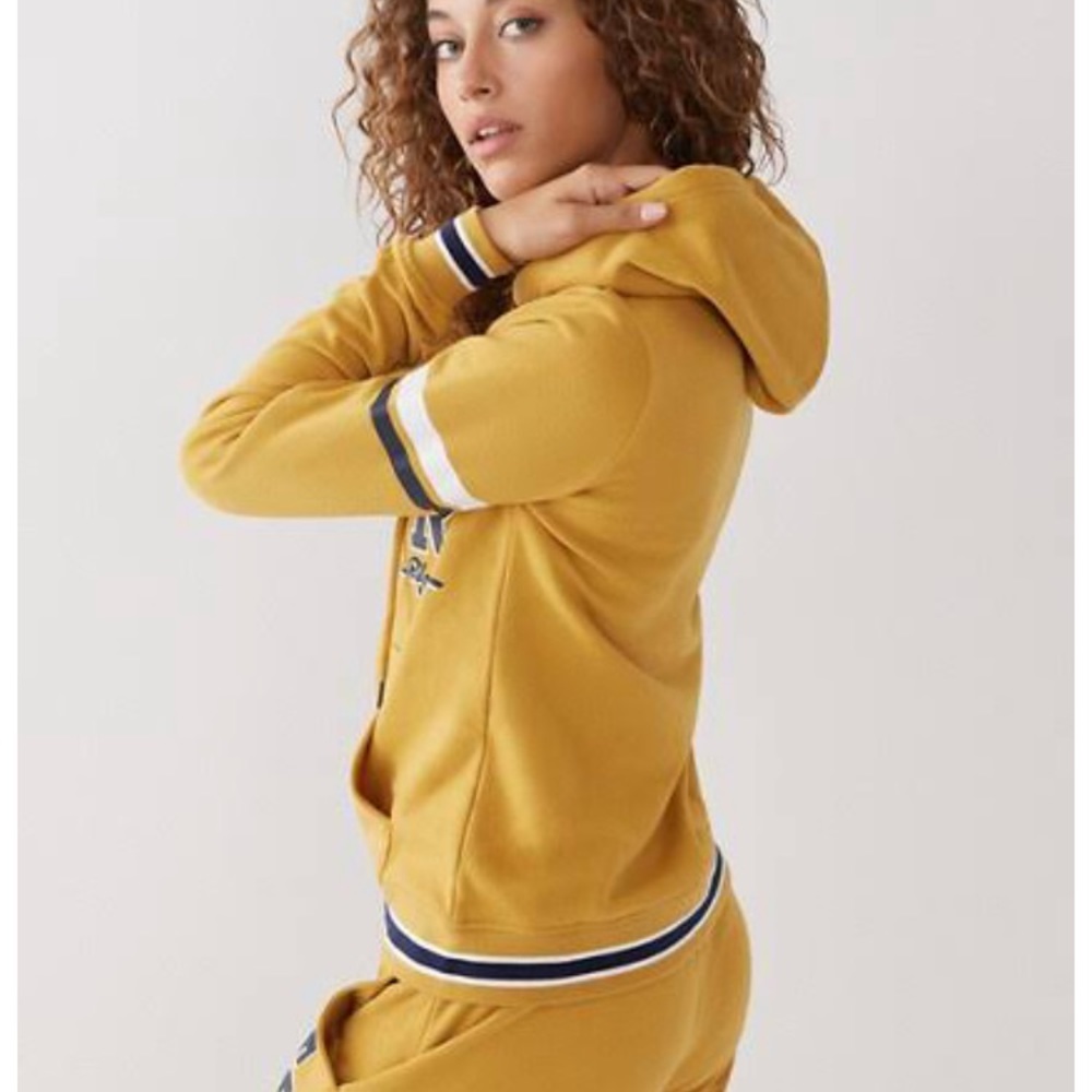 True Religion Women's Gold Coast Collegiate Zip up Hoodie